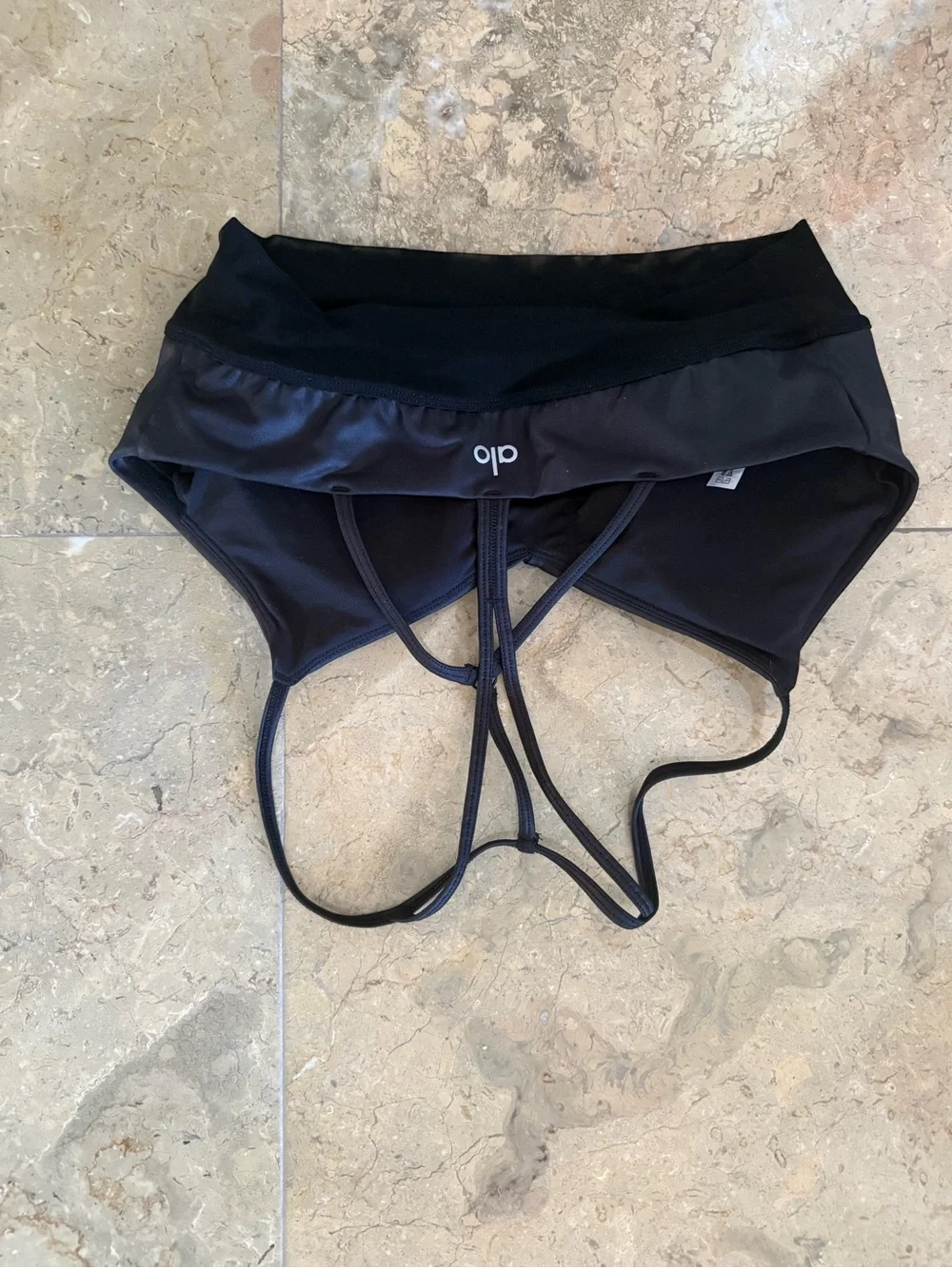 ALO Yoga Black Strappy Bralette